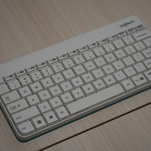 【外觀良好】Logitech MK245 Nano 無線鍵盤滑鼠組合 （白色）
