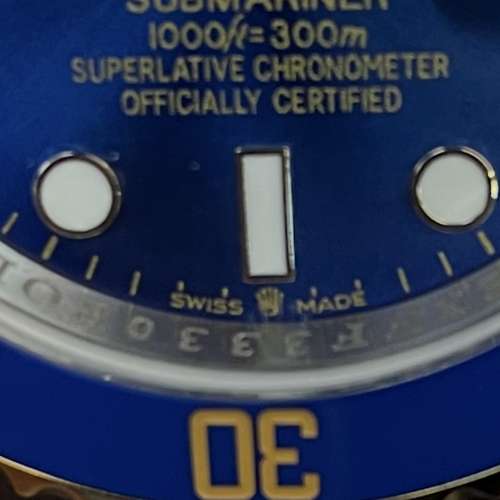 玩具手錶勞力士 Rolex submariner m126613lb-0002 41mm 間金藍水鬼 98%新 想要交換...