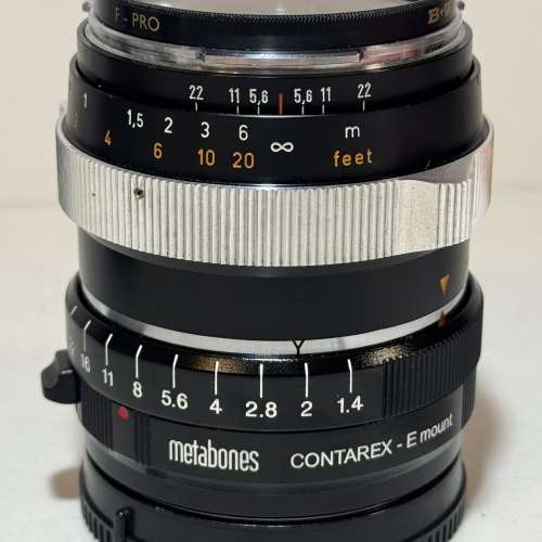 Contarex 50mm F2.0 w/ adaptor