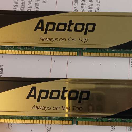 APOTOP DDR3 8GB X 2條