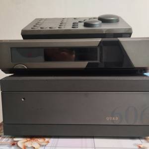 Quad  606 Amp & Quad 66 Preamp 英國Quad套裝連搖控 not Accuphase Denon Marantz...