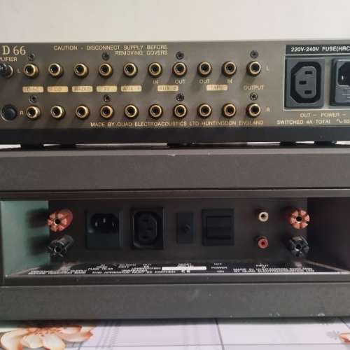 Quad  606 Amp & Quad 66 Preamp 英國Quad套裝連搖控 not Accuphase Denon Marantz...