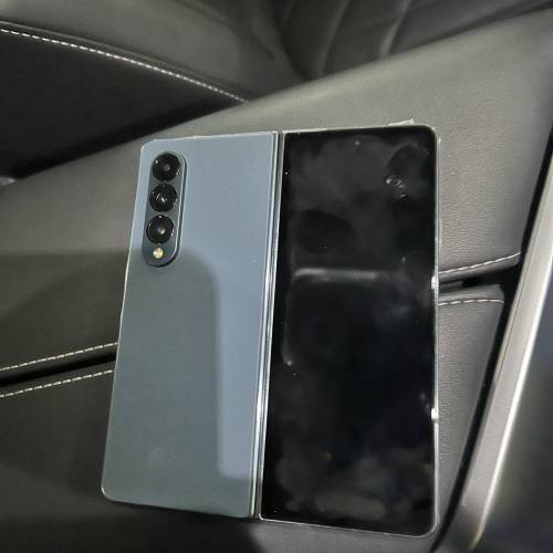 （真盤）三星samsung fold 4 藍色 香港行雙卡 98%新 256Gb