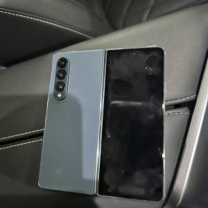 （真盤）三星samsung fold 4 藍色 香港行雙卡 98%新 256Gb