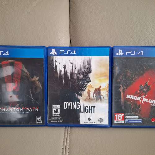 新淨PS4 Dying Light Back 4 Blood Metal Gear Solid 5 每款90元 正版碟保證玩 沙田...