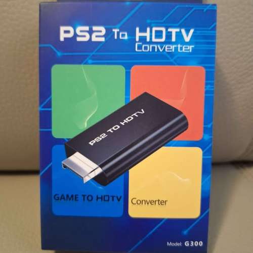全新 PlayStation Ps2 to HDMI Adapter 高清視頻輸出 PS2主機高清電視轉換器 屯馬線...