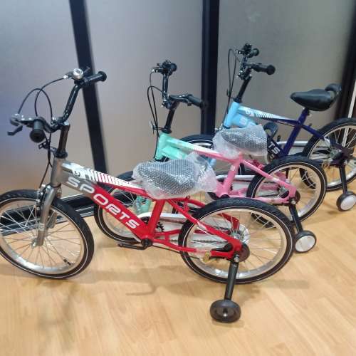 全新14/16/18寸紅色童車 $350 (送 紅尾燈 ) 九龍灣交收