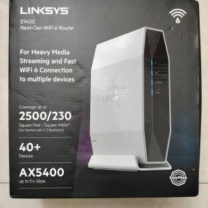 LINKSYS E9450 Next-Gen WiFi6 Gigabit AX5400 Dual-Band Router 95% New完整盒裝