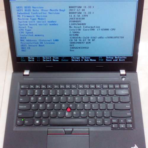 Lenovo TP E460/14.1&rdquo;LED/i7-6500U 2.60GHz/8GB DDR3 1600 RAM/240GB SSD / 85%Ne...