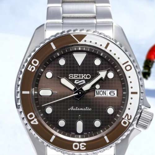 Seiko啡色錶 Seiko 5 Sports 棕色 朱古力色  精工錶 手錶 新加坡空運到港  現貨 現...