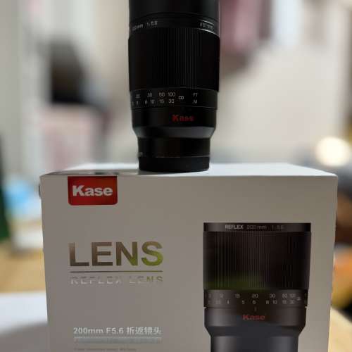 Kase 200mm 5.6 Freme Manual Focus Refley Lens for Sony E Mount