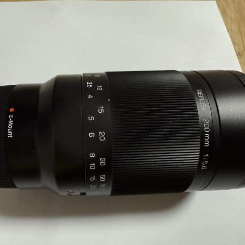 Kase 200mm 5.6 Freme Manual Focus Refley Lens for Sony E Mount