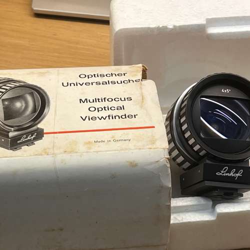 Linhof 9x12/4x5 75-360mm universal zoom multifocus optical viewfinder