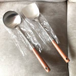 🍴Stainless Steel Spatula + Ladle NEW 全新 不鏽鋼 鑊鏟 + 湯勺 🍴