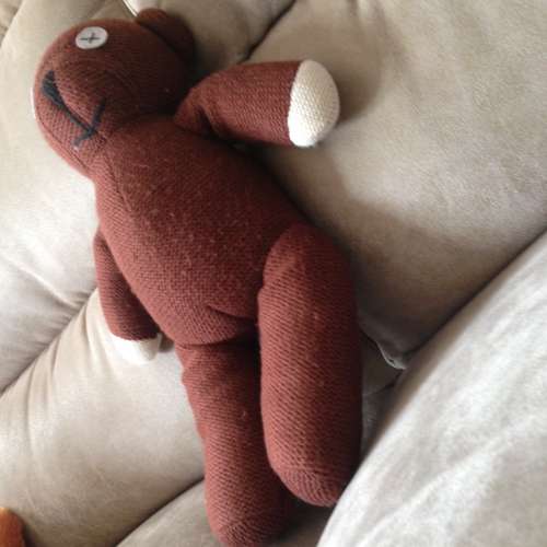 👶 Teddy Mr. Bean Home Decor Figure Toy Bear USED 玩具 👶