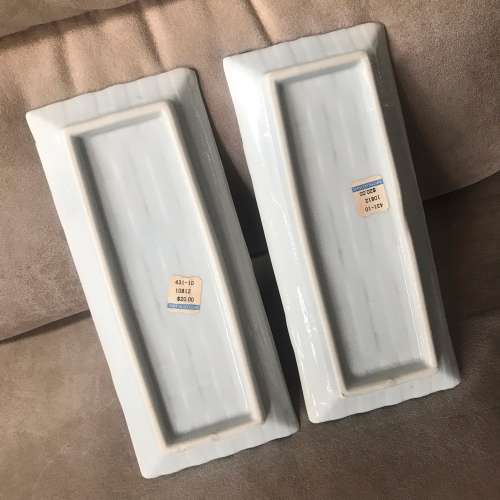 🍽  MITSUKOSHI Plate Rectangle Sushi Tray USED 壽司碟 兩件套 🍣