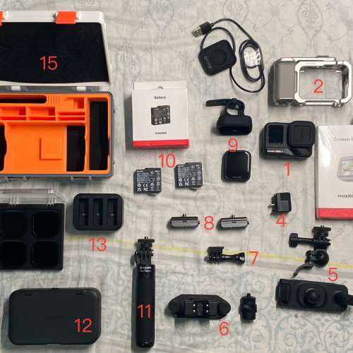 Insta360 Ace Pro 2 極新淨全套放售 有街拍套件 GPS彩屏遙控 全部原裝靚配件 等 不...