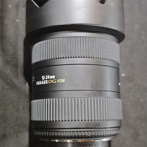 sigma 12-24 II 適馬 DG HSM 12mm 24mm 12 24 for NIKON 尼康 F 95%new 冇盒冇單冇...