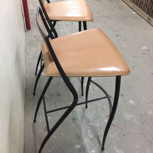 皮高櫈 leather High chair --$1600/2張