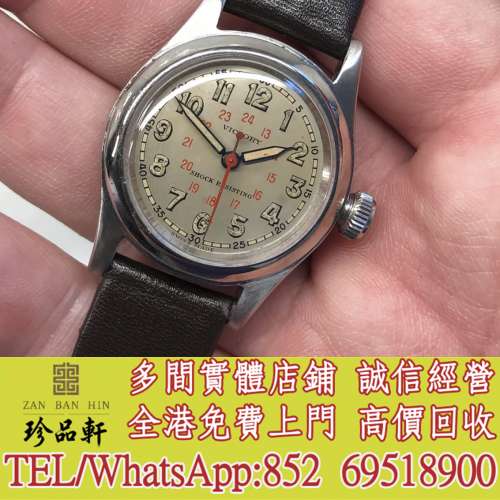 【珍品軒】全港高價回收 1942 年 勞力士勝利抗震 3136 不鏽鋼手鍵 24 小時手鍵手錶...