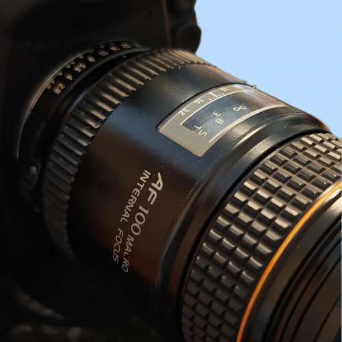Nikon mount Tokina 100/2.8