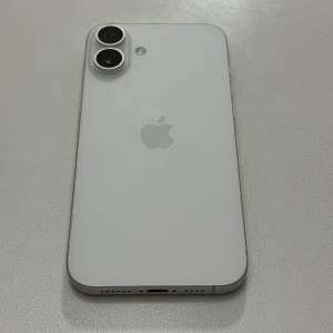 出售99 % New i phone 16 pIus 128GB White 香港行貨