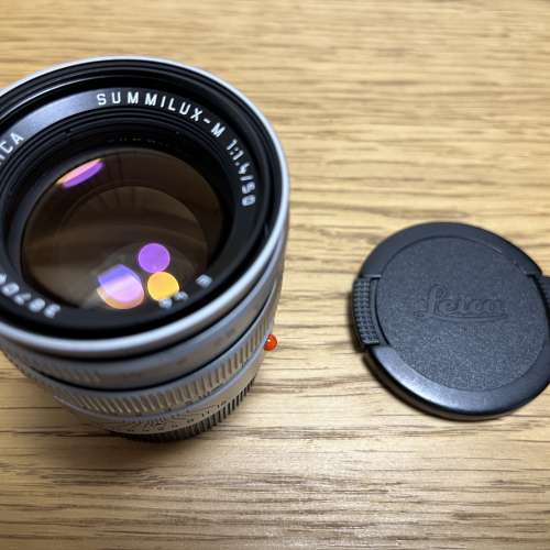 Leica m summilux 50mm pre-asph silver chrome