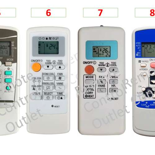 三菱冷氣空調代用遙控器 MITSUBISHI air con conditioner conditioning AC A/C rem...