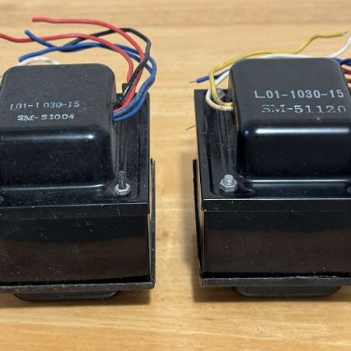 ★ ★ 足料靚牛 日本 合併機 後級 變壓器 + Sansui 擴音機牛（兩對，四隻）