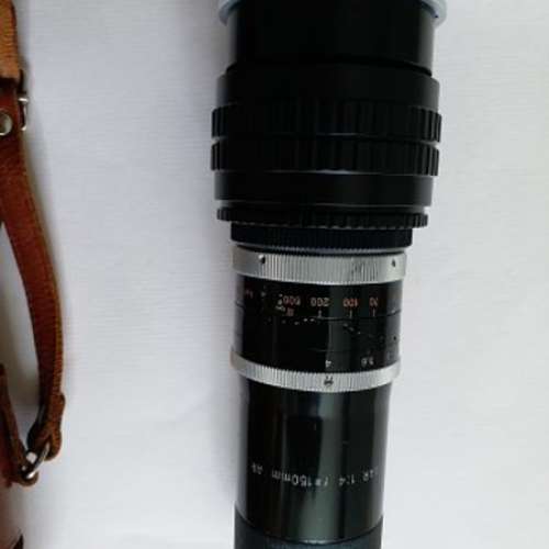 電影鏡 Kern 150mm, F4，已改Nikon mount