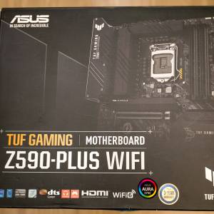 ASUS 華碩 TUF Gaming Z590-Plus WiFi 6 LGA 1200(Intel 11/10th Gen)