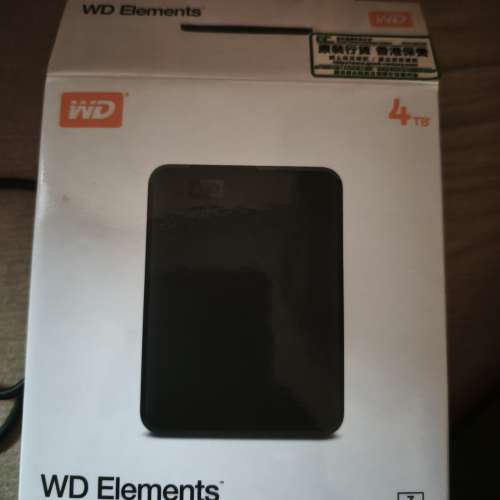 二手WD Western Digital 2.5吋4TB硬碟