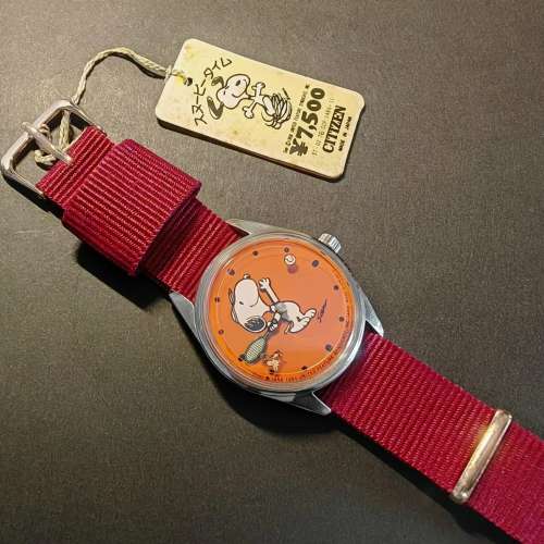Snoopy  X  Citizen 古董 機械錶