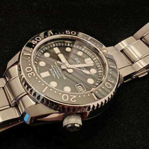 已停產SEIKO SBDX017 黑色大MM MarineMaster