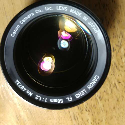 Canon FL 58mm f1.2 (一級成色)FD mount..