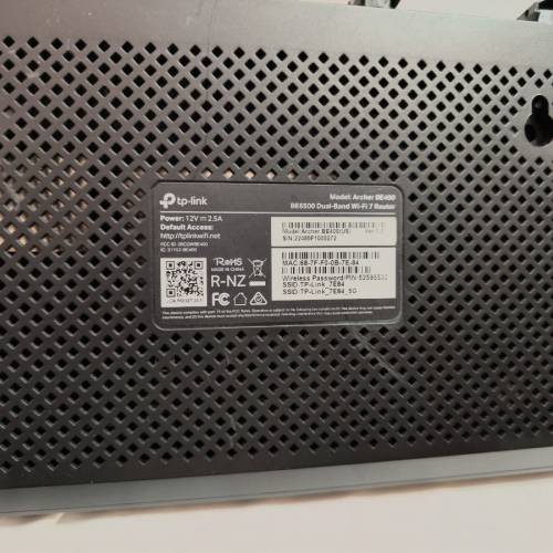 TP-Link Archer BE230BE3600 /
TP-Link Archer BE400 BE6500 雙頻 Wi-Fi 7 2.5G 路由...