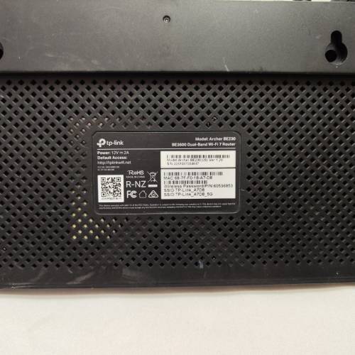 TP-Link Archer BE230BE3600 /
TP-Link Archer BE400 BE6500 雙頻 Wi-Fi 7 2.5G 路由...
