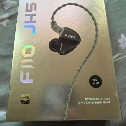 FiiO JH5 一圈四鐵五單元CIEM可換線耳機 + Moondrop FreeDSP Mini
