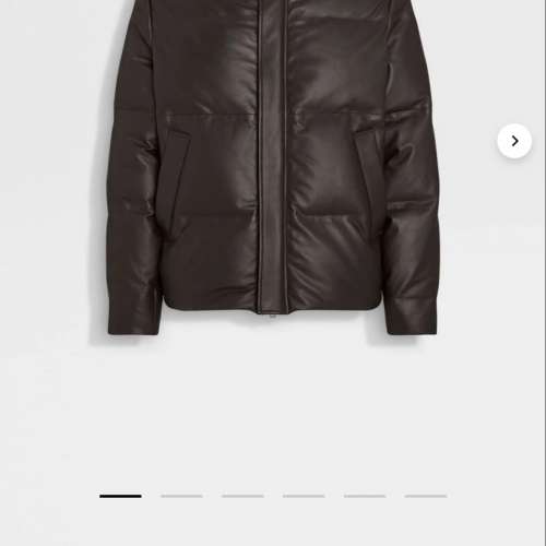 全新Ermenegildo Zegna小牛皮羽絨