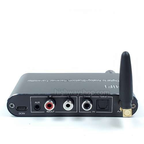 4 IN 1 藍牙5.1發射接收 + 光纖解碼轉換器 MP3播放器