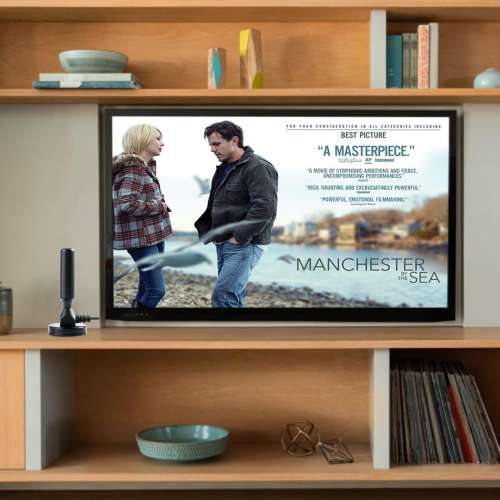 香港數碼電視適用高清戶外室內兩用DTMB天線 內附放大器 5米線長