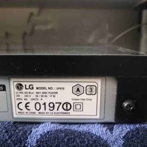LG UP-970 真4K UHD 藍光机(100%運作全正常,靚仔小用) up