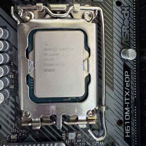 ASRock H610M-ITX/eDP主板連cpu ram