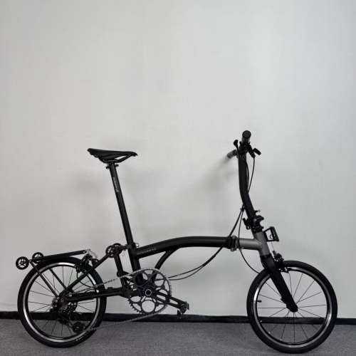 2026 最新黑金色, 黑灰色 ACEOFFIX C5 全原裝5速黑色碳前叉鋁合金折叠車 送前後蛙燈...