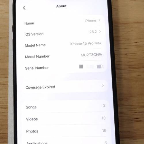 95%new Apple iPhone 15 Pro Max with 512GB black