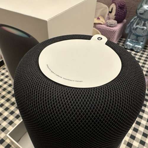 Apple HomePod 2 黑色 行貨 99%新 全新一樣 只開盒檢查和試用 電源線插頭位有輕微...