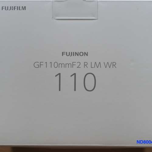 Fujifilm GF 110mm f/2.0 110/2.0 lens for GFX 100S 100 II