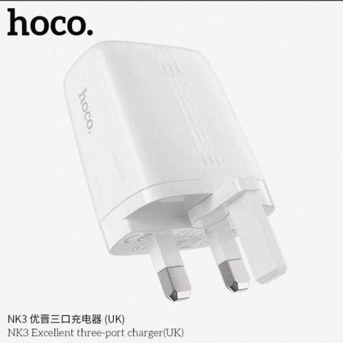 hoco 浩酷 NK3 快充充电器3usb手機充电器