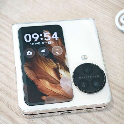 90%新 Oppo Find N3 Flip 12+256GB 白色 摺機 Hasselblad鏡頭 屏幕有線 N3Flip 三鏡頭