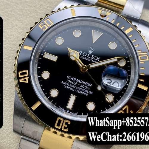Rolex 勞力士 submariner m126613ln-0002 40mm 金鋼勞 間金